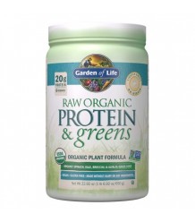 RAW Protein & Greens Organic - lehce slazený 650g